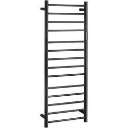 Grzejnik elektryczny na ręczniki 450x1320 mm, 180 W, czarny 704151050