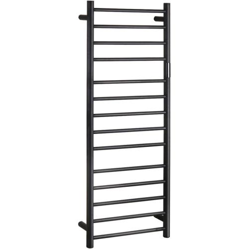 Grzejnik elektryczny na ręczniki 450x1320 mm, 180 W, czarny 704151050