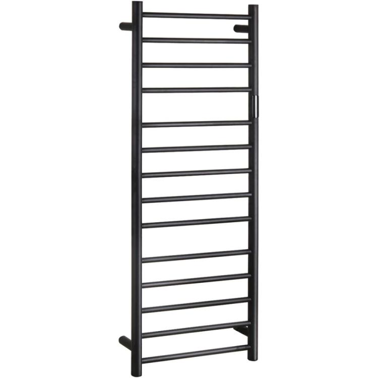 Grzejnik elektryczny na ręczniki 450x1320 mm, 180 W, czarny 704151050