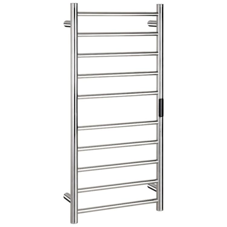 Grzejnik elektryczny na ręczniki 450x960 mm, 130 W, stal nierdzewna polerowana 704151041