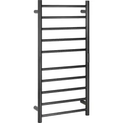 Grzejnik elektryczny na ręczniki 450x960 mm, 130 W, czarny 704151040