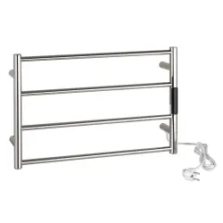 Grzejnik elektryczny na ręczniki 560x370x90 mm, 63 W, stal nierdzewna polerowana 704151081