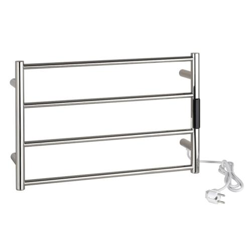 Grzejnik elektryczny na ręczniki 560x370x90 mm, 63 W, stal nierdzewna polerowana 704151081