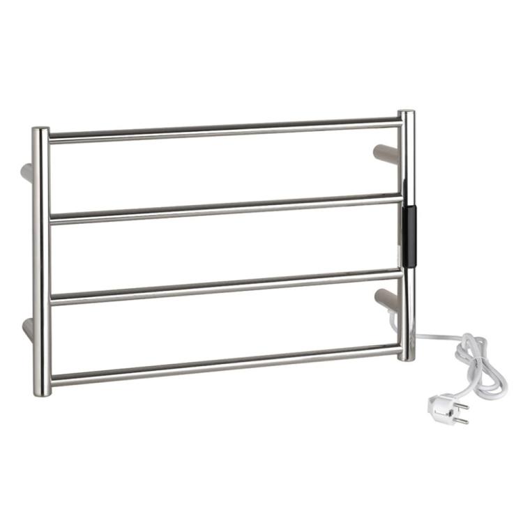 Grzejnik elektryczny na ręczniki 560x370x90 mm, 63 W, stal nierdzewna polerowana 704151081