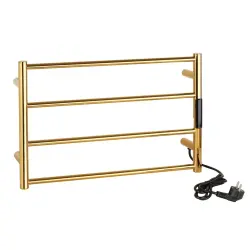 Grzejnik elektryczny na ręczniki 560x370x90 mm, 63 W, złoty 704153081