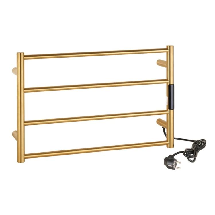 Grzejnik elektryczny na ręczniki 560x370x90 mm, 63 W, złoty mat 704153085