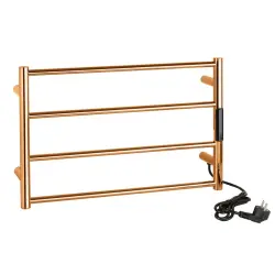 Grzejnik elektryczny na ręczniki 560x370x90 mm, 63 W, miedź 704154081