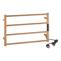 Grzejnik elektryczny na ręczniki 560x370x90 mm, 63 W, miedź mat 704154085