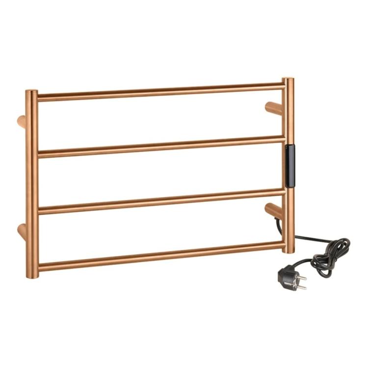 Grzejnik elektryczny na ręczniki 560x370x90 mm, 63 W, miedź mat 704154085
