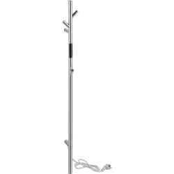 Grzejnik elektryczny na ręczniki 1180 mm, 30 W, stal nierdzewna polerowana 704151011