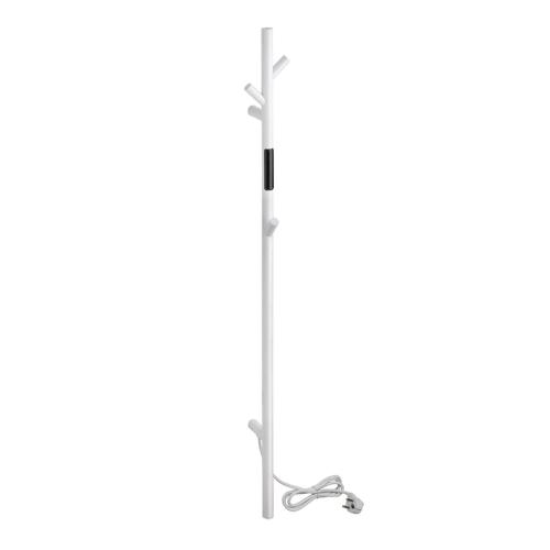 Grzejnik elektryczny na ręczniki 1180 mm, 30 W, biały 704151014