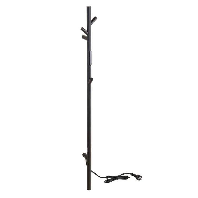 Grzejnik elektryczny na ręczniki 1180 mm, 30 W, czarny 704151010