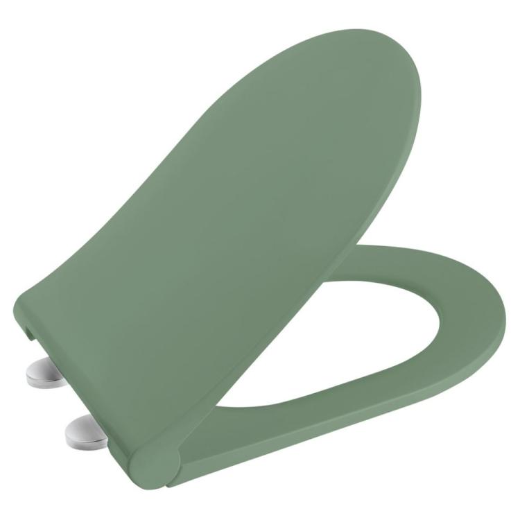 BRILLA deska WC slim Soft Close, zielony mat 100787-128