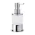 OMEGA dozownik szklany z chromowaną podstawką 200 ml 138109161