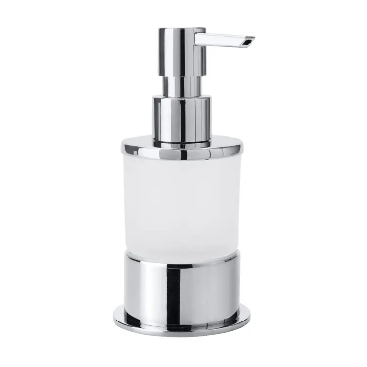 OMEGA dozownik szklany z chromowaną podstawką 200 ml 138109161