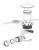 Syfon do brodzika ⌀90 mm DN40 chrom 17911  rysunek