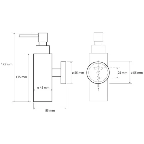 OMEGA Dozownik do mydła 150 ml 104109012 2.webp