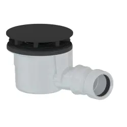 Syfon do brodzika ⌀90 mm DN40 czarny mat 17911B