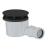 Syfon do brodzika ⌀90 mm DN40 czarny mat 17911B