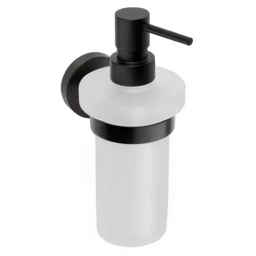 DARK Dozownik do mydła 250 ml czarny mat 104109010.webp