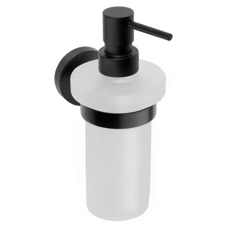 DARK Dozownik do mydła 250 ml czarny mat 104109010.webp