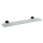 DARK Półka szklana 60 cm czarny mat 104102040
