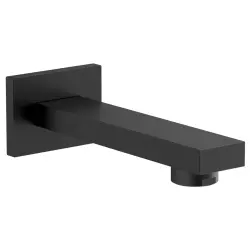 Wylewka ścienna 160 mm, czarny mat BO412
