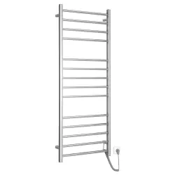 ESKINADO elektryczna suszarka na ręczniki, kwadratova, 600x1500 mm, 130 W, stal nierdzewna polerowana ER450V