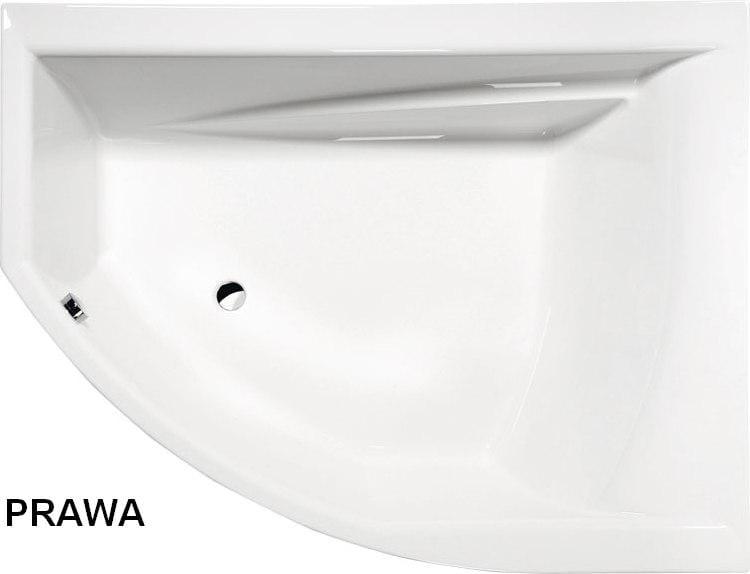 TANDEM Wanna akrylowa asymetryczna 170x130 cm (prawa) 97611