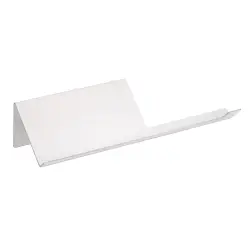 NIVA wieszak na papier toaletowy z półeczką stal nierdzewna szczotkowana 101104015