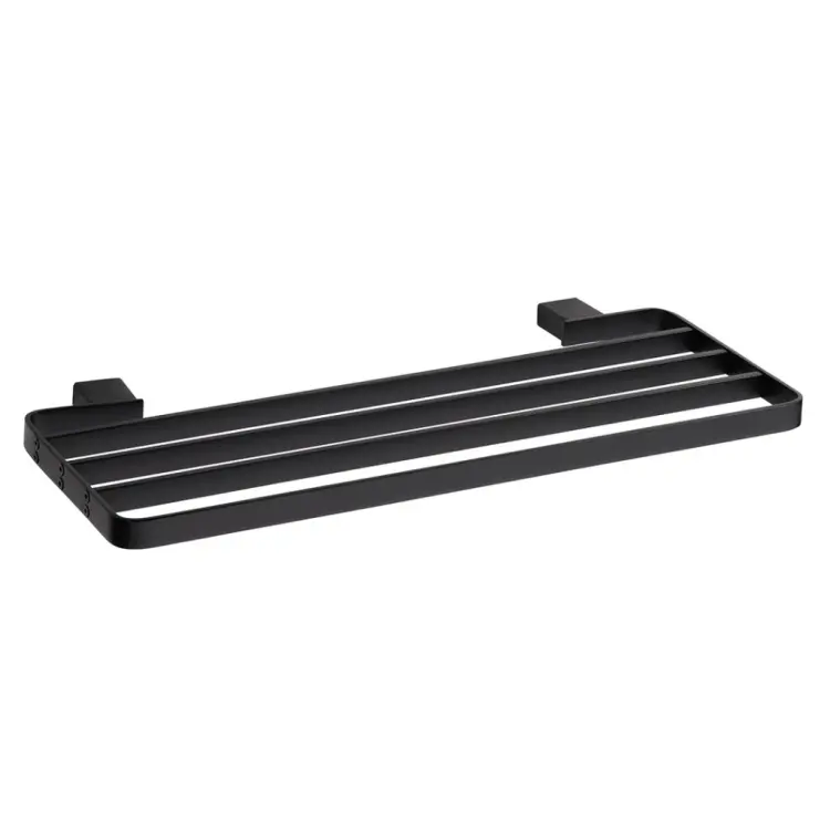 NERO Półka na ręcznik czarny mat 50x 20,5 cm 135002180.webp