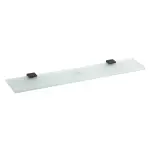 NERO  Półka szklana z czarnymi uchwytami 60 x 11,8 cm 135002240