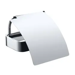 SOLO wieszak na papier toaletowy z pokrywką chrom 139112012