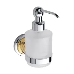 RETRO Dozownik do mydła 200 ml MINI chrom-złoto 144209108