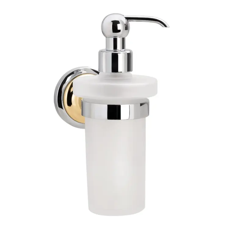 RETRO Dozownik do mydła 300 ml chrom-złoto 144209018.webp