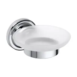 RETRO Mydelniczka szklana chrom połysk 144308022