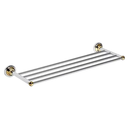 RETRO Półka na ręczniki 60,5 cm chrom-złoto 144202188.webp