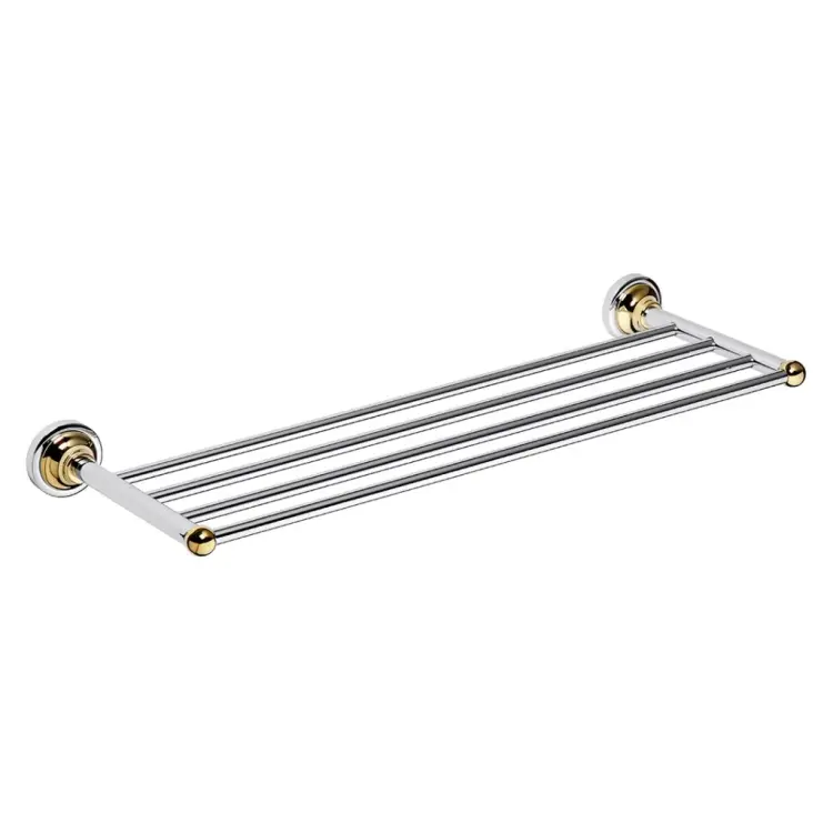 RETRO Półka na ręczniki 60,5 cm chrom-złoto 144202188.webp