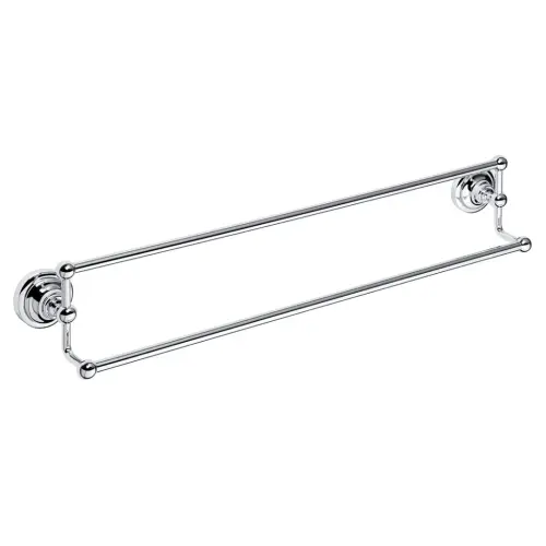RETRO Wieszak na ręcznik podwójny 60 cm chrom połysk 144304232.webp