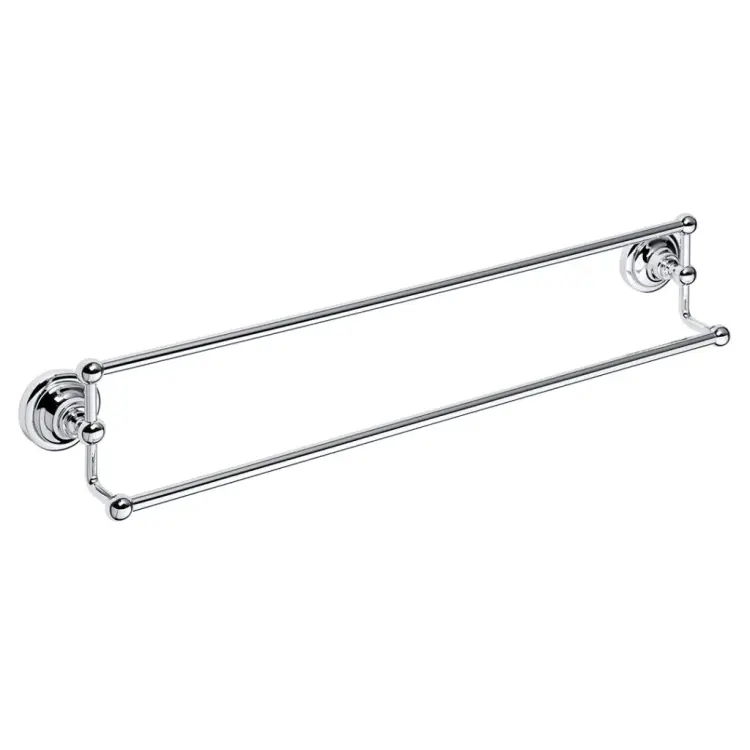 RETRO Wieszak na ręcznik podwójny 60 cm chrom połysk 144304232.webp