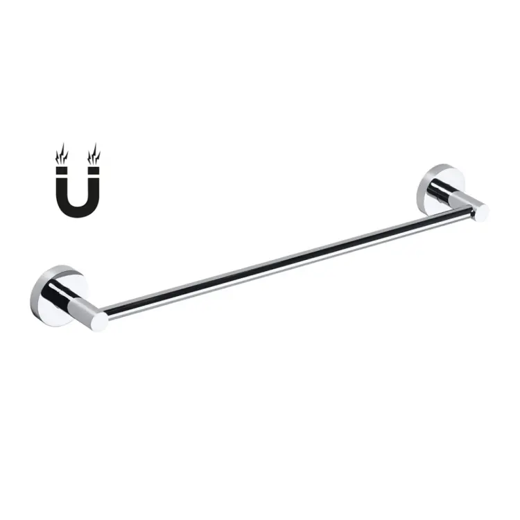 RAWELL Wieszak magnetyczny na ręcznik do grzejnika 43 cm chrom 104104272.webp