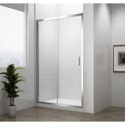 EASY drzwi prysznicowe do wnęki przesuwne 100x190 cm, szkło czyste EL1015