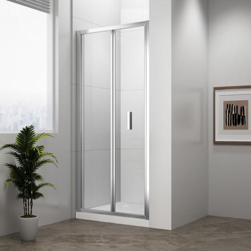 EASY drzwi prysznicowe do wnęki składane 90x190 cm, szkło czyste EL1990