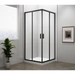 EASY BLACK kabina prysznicowa narożna kwadratowa 80x80x190 cm EL5215B
