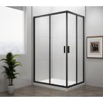 EASY BLACK  kabina prysznicowa narożna prostokątna 90x80x190 cm EL5315B