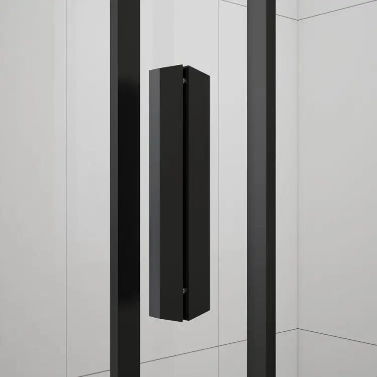EASY BLACK kabina prysznicowa 1600x800 mm drzwi przesuwne wariant L/P EL1815B-02 uchwyt