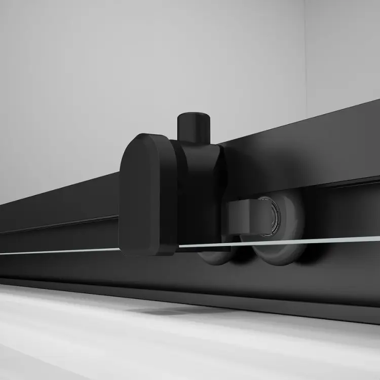 EASY BLACK kabina prysznicowa 1600x800 mm drzwi przesuwne wariant L/P EL1815B-02 rolki