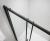 EASY BLACK kabina prysznicowa 1500x900 mm drzwi przesuwne wariant L/P EL1515B-03 z bliska