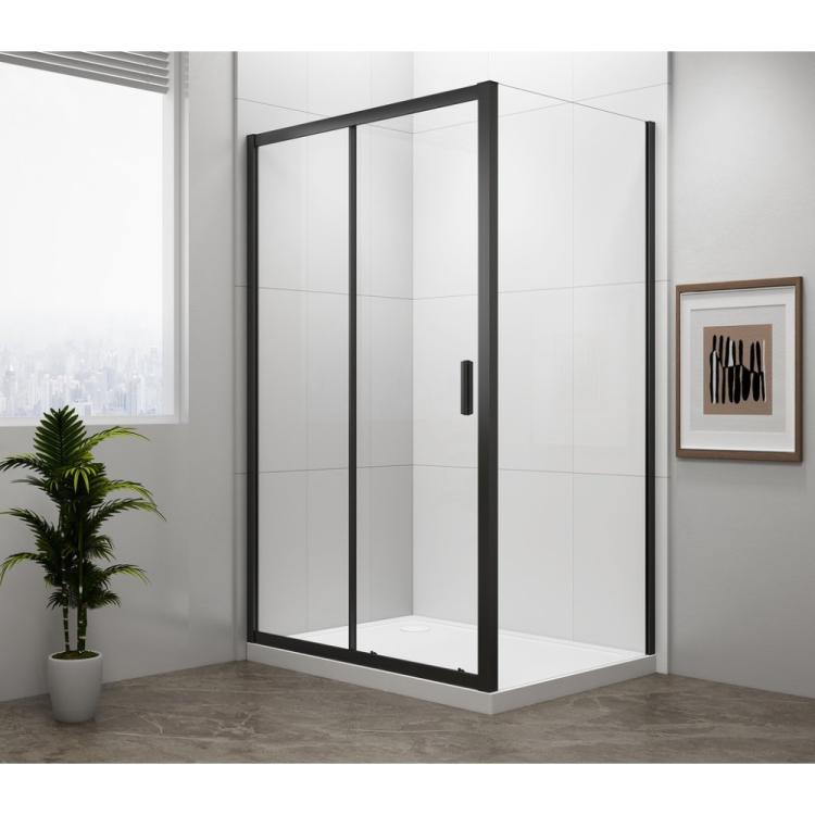 EASY BLACK kabina prysznicowa 1300x900 mm drzwi przesuwne wariant L/P EL1315B-03