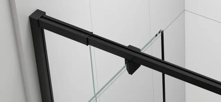 EASY BLACK kabina prysznicowa 800-900x700 mm, drzwi obrotowe, L/P, szkło czyste EL1615B-01 otwieranie